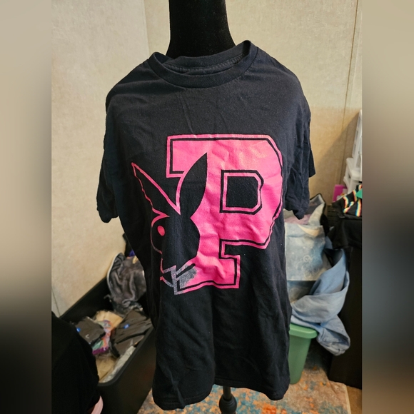 PLAYBOY Black T-Shirt - Picture 1 of 3